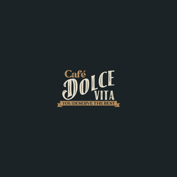 Design by code.signs titled "Logo Designs For Cafe Dolce Vita"