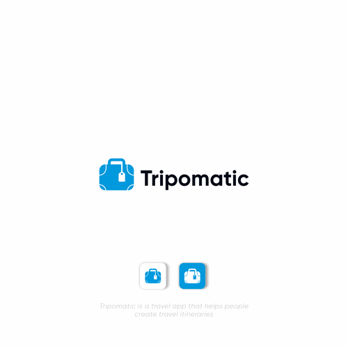 New logo for rebranding a trip planning app Design by TheToddler