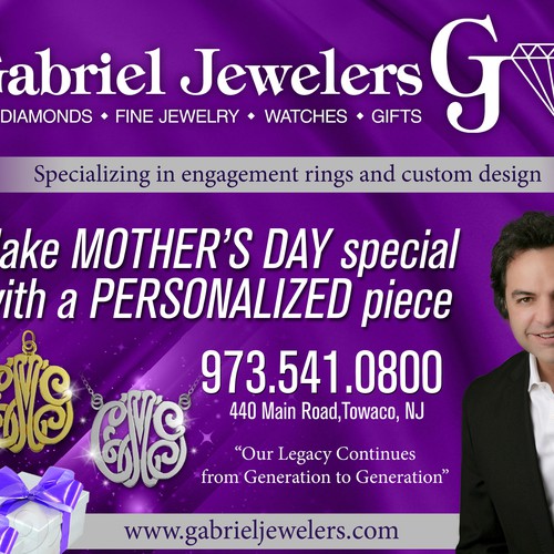 Help Gabriel Jewelers with a new sinage Design por sercor80