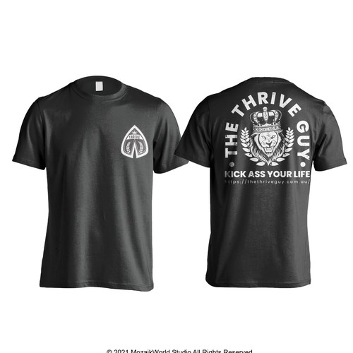 Thrive T shirt brand designs Design by mozaikworld