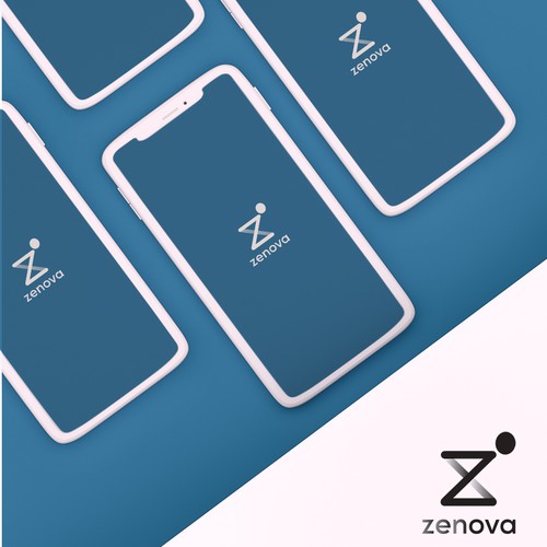 Zenova Logo: Revolutionary suite of health and wellness mobile apps Design by Design by Maja