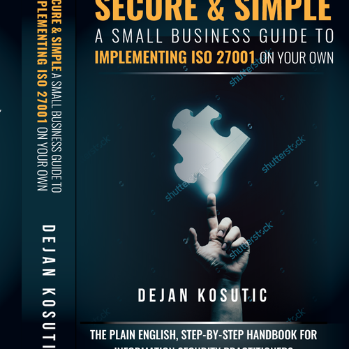GUARANTEED: Book cover design targeted at information security professionals Design by ellie_designs