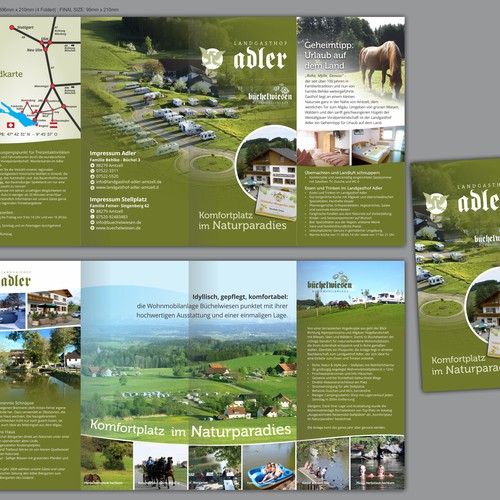 Brochure contest entry by dazecreative