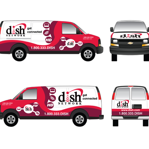 V&S 002 ~ REDESIGN THE DISH NETWORK INSTALLATION FLEET-ontwerp door Signfi