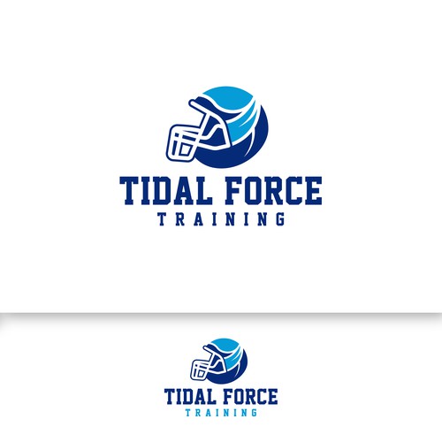 Football training logo that translates well to apparel Design by rzaltf