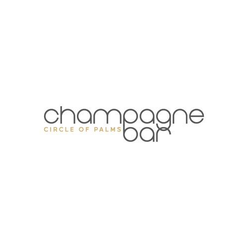 Luxury and modern Champagne Bar logo Design by TheLogo69