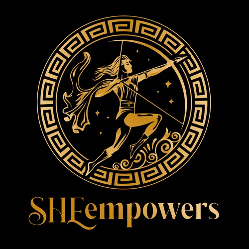 SHEempowers - luxurious design of a woman preferrably in some kind of a circle to appeal to women professionals Design by Jacob Gomes