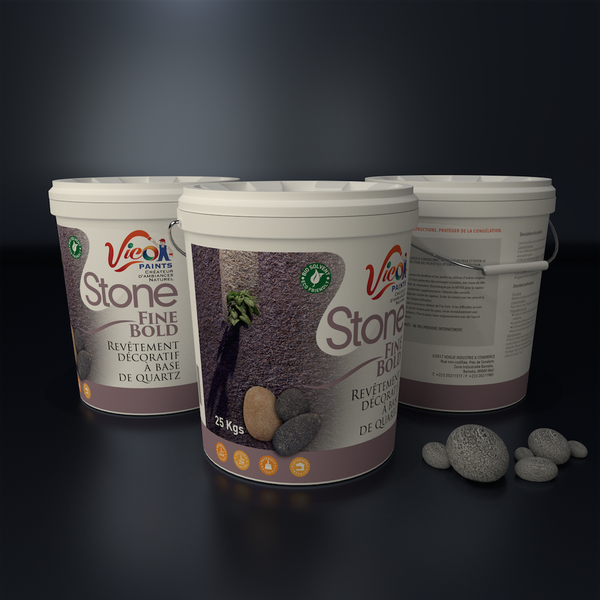 Label design previewed in 3D product packages.