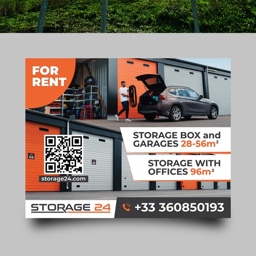 Design di Creative banner design for a storage company di deehage