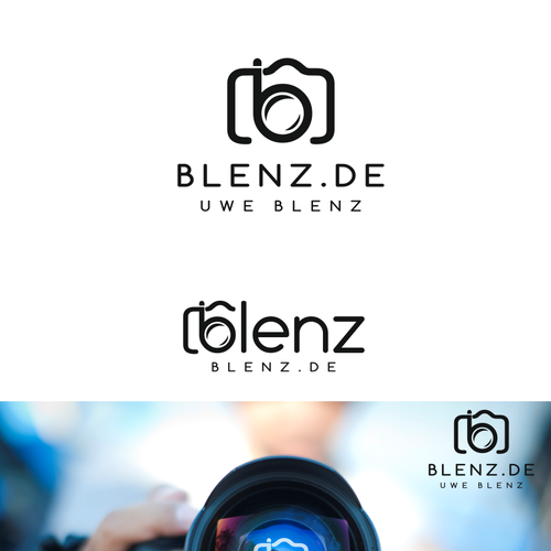 photography logo blenz.de Design by cv design