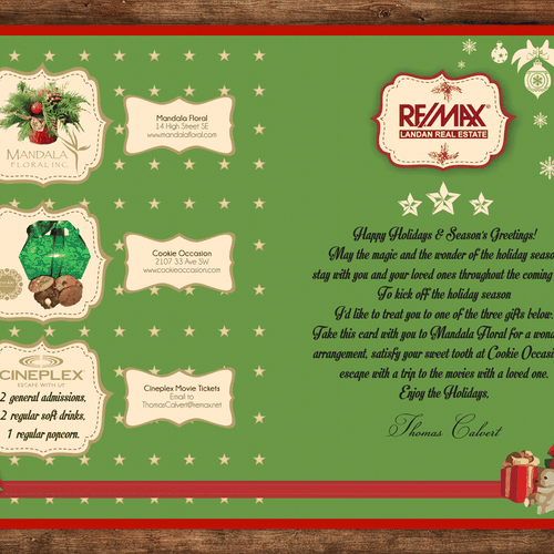 Christmas card for RE/MAX clients | Postcard, flyer or print contest