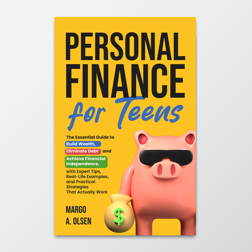 Cover design for a book about personal finance that will appeal to Gen Z Design by Lala_