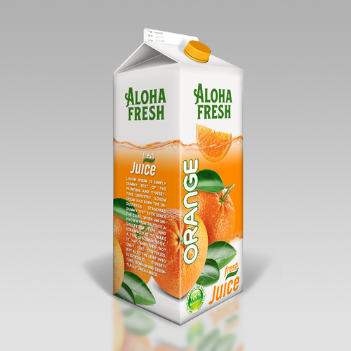 ALOHA FRESH JUICE & TEA Design by kenan.design