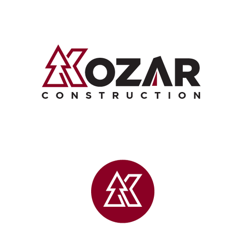 Simple Construction Company Logo with Creativity Ontwerp door inok june