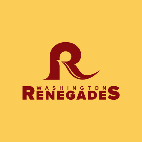 Community Contest: Rebrand the Washington Redskins  Ontwerp door y.o.p.i.e