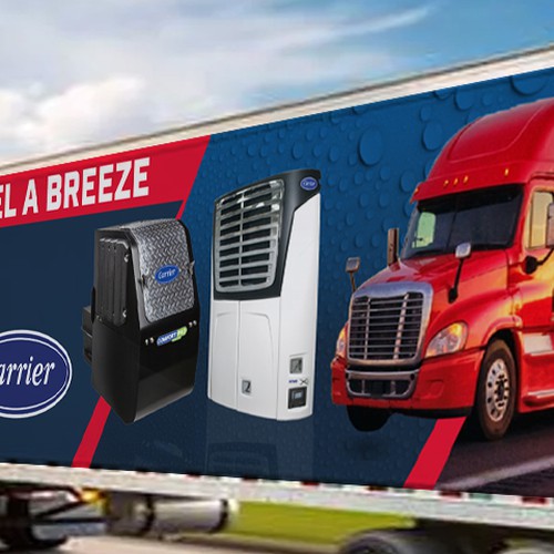 Refrigerated Semi Trailer Wrap! Design by icon89GraPhicDeSign