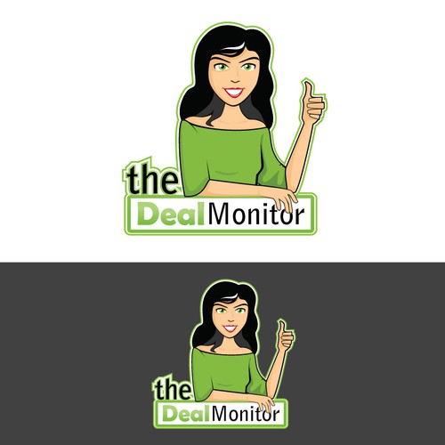 logo for The Deal Monitor Diseño de csildsoul