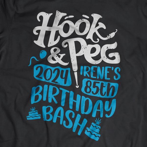 Typography T-shirt Design (Hook & Peg)