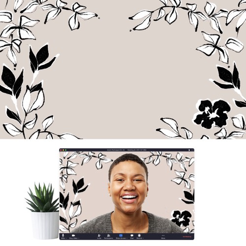 Community Contest | Illustrate your happy place as a virtual background (multiple winners!) Design by Nadine Batista