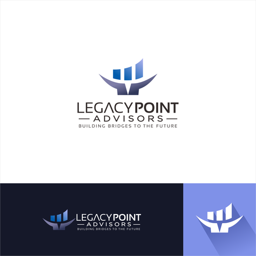 LegacyPoint Advisors Logo Design Design by Blue Mantis