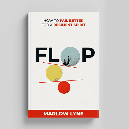 Design a book cover for a book called "FLOP" ! Design by Purushotham49