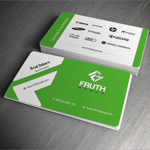 New High Tech Business Cards for High Tech Company Design by theweborigin