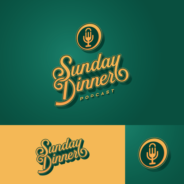 Sunday Dinner Podcast Logo and Brand Guide