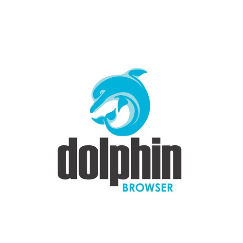 New logo for Dolphin Browser Réalisé par kkatty