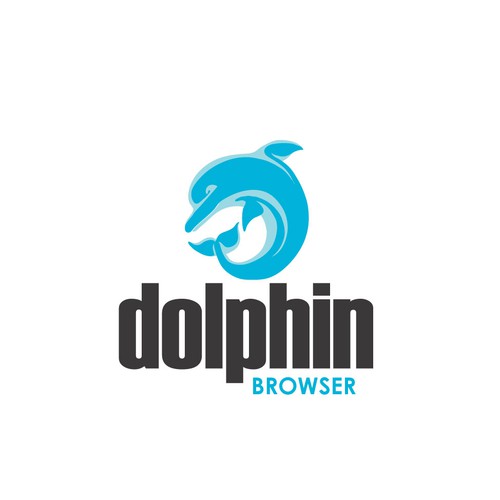 New logo for Dolphin Browser Design by kkatty