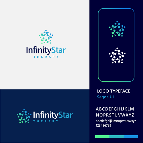 Logo for Infinity Star Therapy Design by Anna Rid