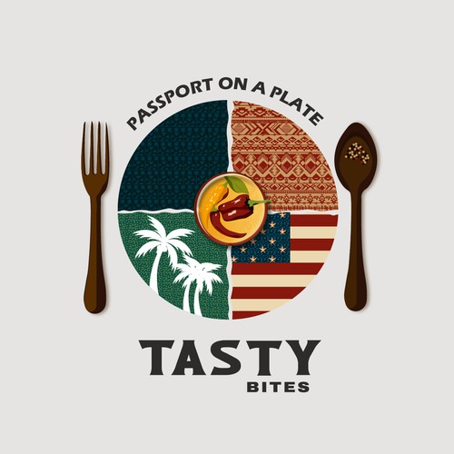 Design di Design a Bold, Soulful Logo for Tasty Bites – Caribbean Meets Southern Comfort di ads1201