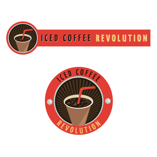 New logo for Iced Coffee Revolution Design by Studio Stoked