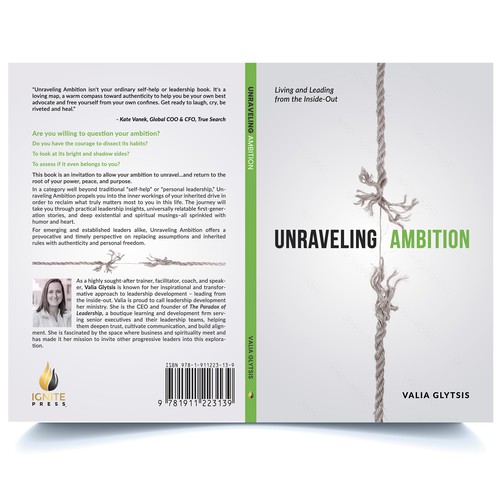 Create a cover for a book about leadership and unraveling your ambition! Design by AS Cover Arts