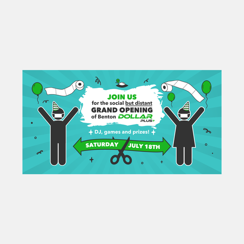 grand opening banner ideas