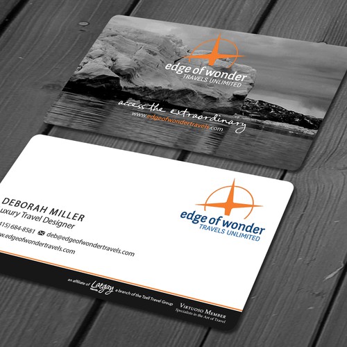 Create a card that exudes the awesomeness of luxury adventure travel Design by deviserpark
