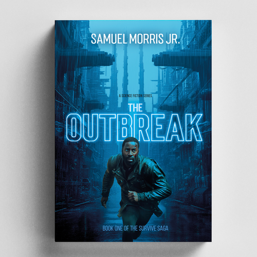 Sci-fi book cover with horror elements needed. Design by esportable