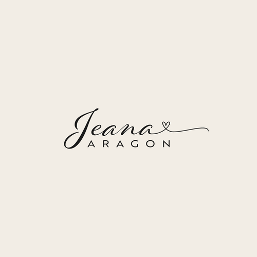 I need an aesthetically pleasing logo that reflects my personal brand (me): Jeana Aragon Design by Ainur Roviq