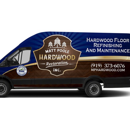 Captivating Van Wrap For Premier Hardwood Floor Restoration