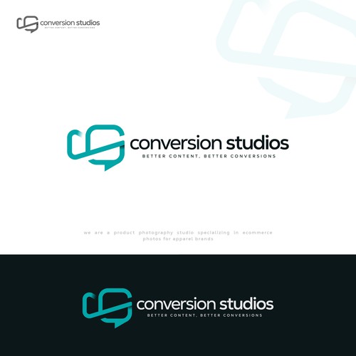 logo design for "conversion studios" photography studio Design by silk route