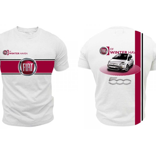 T shirt for fiat dealership T shirt contest 99designs