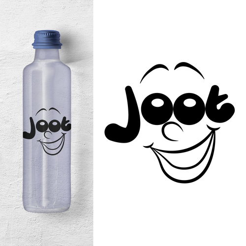 Cartoon face design for our water bottles Design by Gogili design