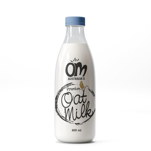 New oat Milk label Design by halesen