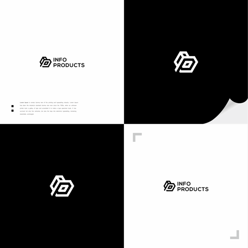 InfoProducts.com - Logo & Branding Design by bell_gið