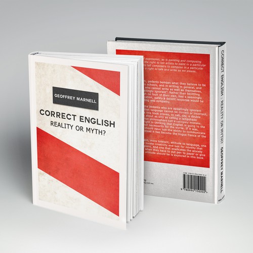 Create an attractive cover for a paperback book about language Design by huraioana