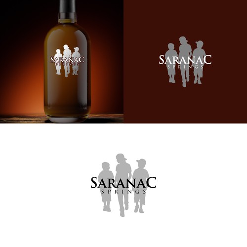 Saranac Whiskey-ontwerp door sand ego