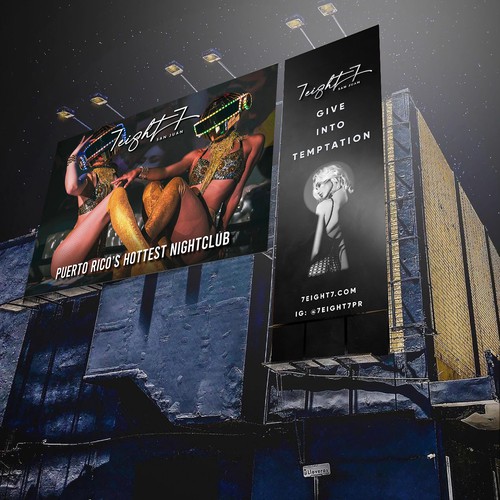 Billboard for a Nightclub and Gentlemen’s Club Design by SoftSkills