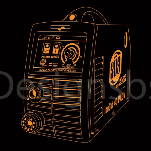 Plasma Cutter Machine, Cover, Panel and Packaging Design Design by DesignSBS