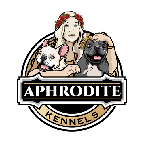 Design logo for French Bulldog breeder In Music City Aphrodite Kennels Design réalisé par infernal kiss