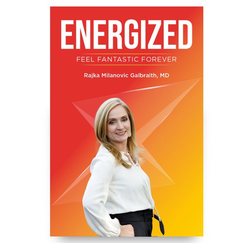 Design a New York Times Bestseller E-book and book cover for my book: Energized Design by MMQureshi