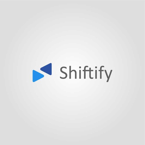 Minimalist and modern logo design for modern work shift management application Design by DariusJ